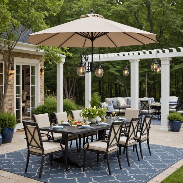 ¿Cómo diseñar un área de comedor exterior que sea resistente a climas lluviosos?