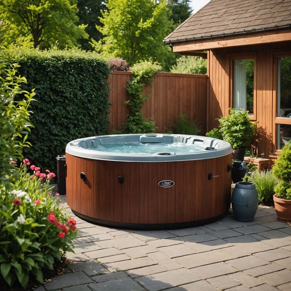 ¿Qué consideraciones tomar en cuenta para instalar una bañera de hidromasaje en el jardín?